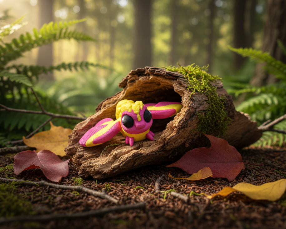 Maple Moth Hatching in woodland setting